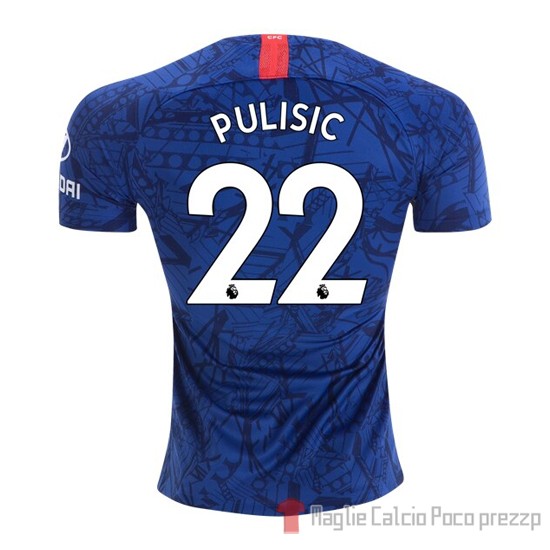 Maglia Chelsea Giocatore Pulisic Home 2019/2020 - Clicca l'immagine per chiudere